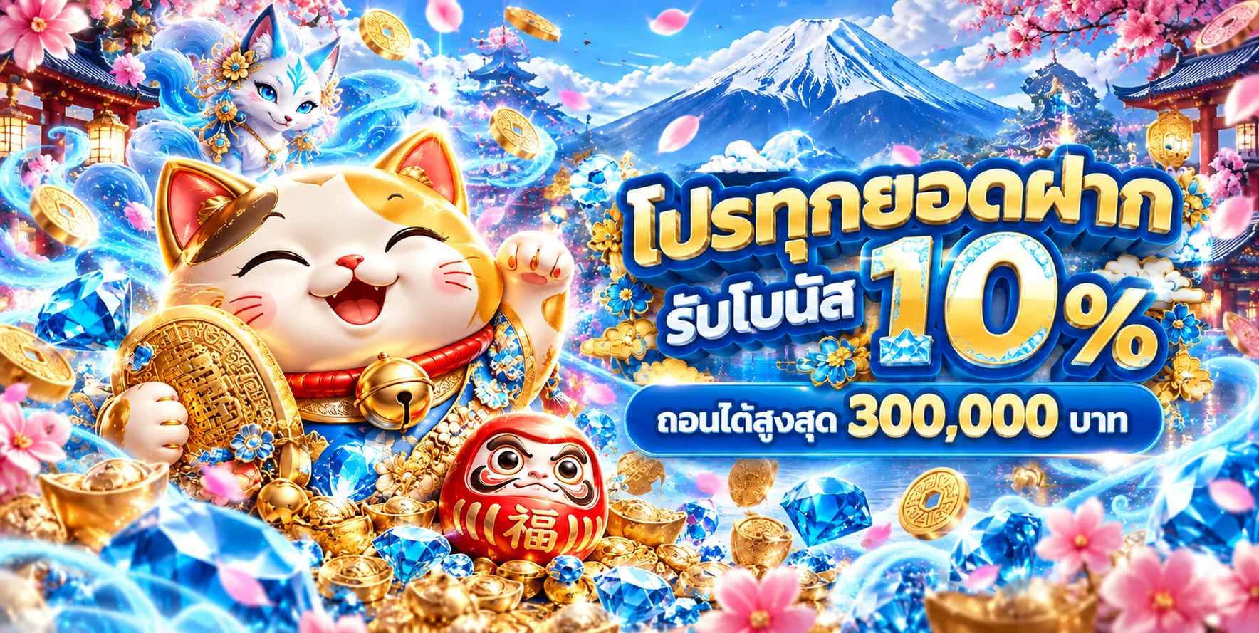 คู่มือโปรโมชั่นและเกมสล็อต BFIN88 โทนฟ้าทอง